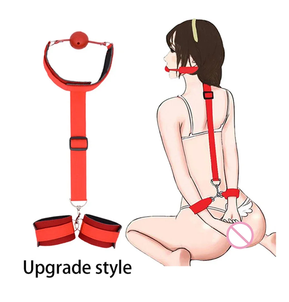 Bondage Kit BDSM Restraints Fetish Erotic Sex Toys For Couples Women Bandage Slave Collars Obedience Handcuffs Master Adult Game Bondage Kit BDSM Restraints Fetish Erotic Sex Toys For Couples Women Bandage Slave Collars Obedience Handcuffs Master Adult Game