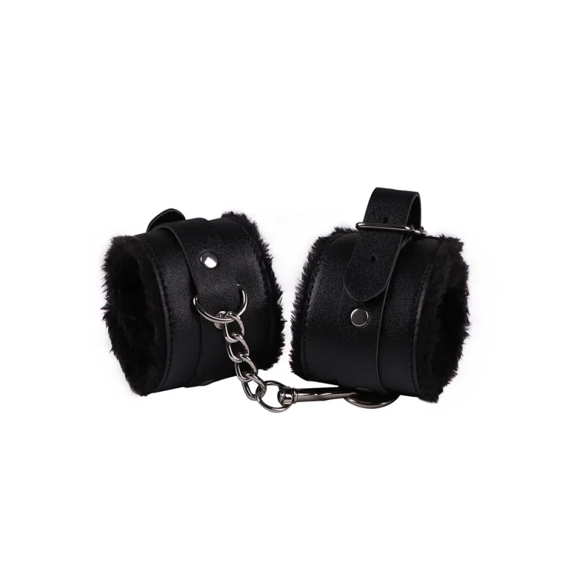 Erotic Bdsm Set Sexy Leather Plush Sex Toys Bondage Kit Handcuffs Feather Blindfold Flirt Exotic Accessories Couples Adult Games