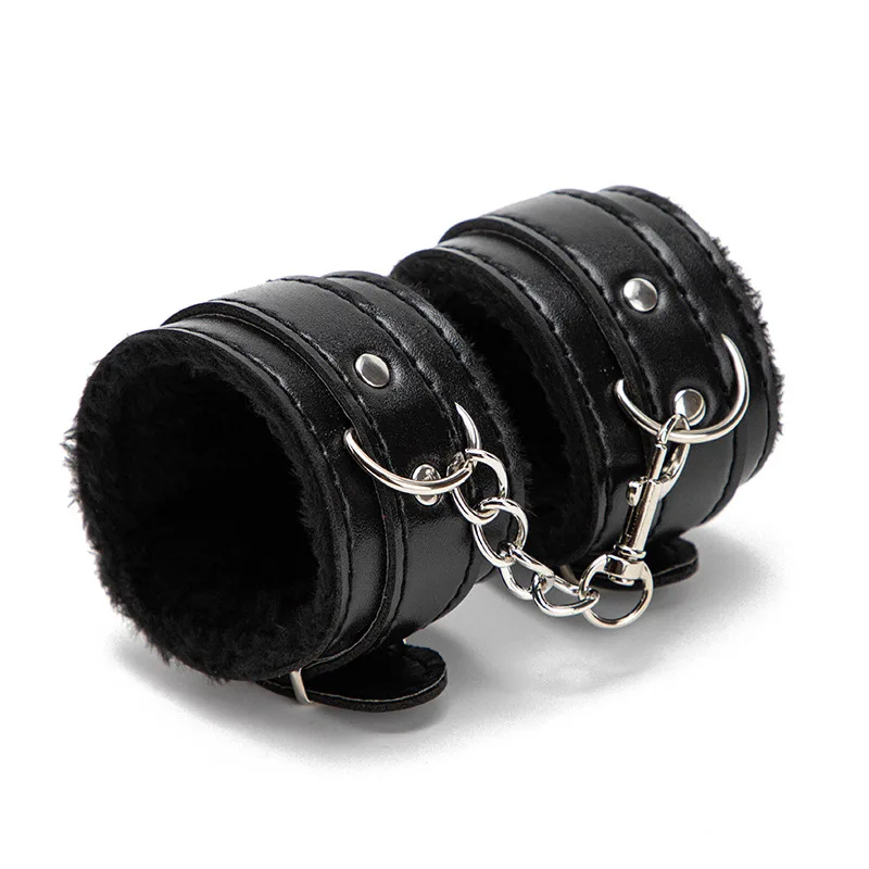 BDSM Bondage Restraint Set Sex Handcuffs Whip Anal Beads Anal Plug Bullet Butt Plug Vibrator S&M Fetish Sex Toy for Woman Adult