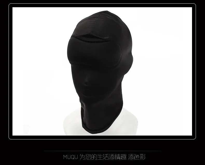 BDSM Mask Open Mouth Eye Hood Party Mask Cosplay Slave Headgear Adult Game Bondage Set Sex Toys for Woman Man Sexy Accessory BDSM Mask Open Mouth Eye Hood Party Mask Cosplay Slave Headgear Adult Game Bondage Set Sex Toys for Woman Man Sexy Accessory