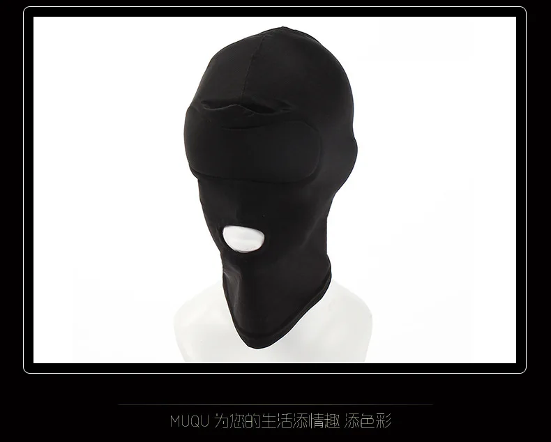 BDSM Mask Open Mouth Eye Hood Party Mask Cosplay Slave Headgear Adult Game Bondage Set Sex Toys for Woman Man Sexy Accessory BDSM Mask Open Mouth Eye Hood Party Mask Cosplay Slave Headgear Adult Game Bondage Set Sex Toys for Woman Man Sexy Accessory