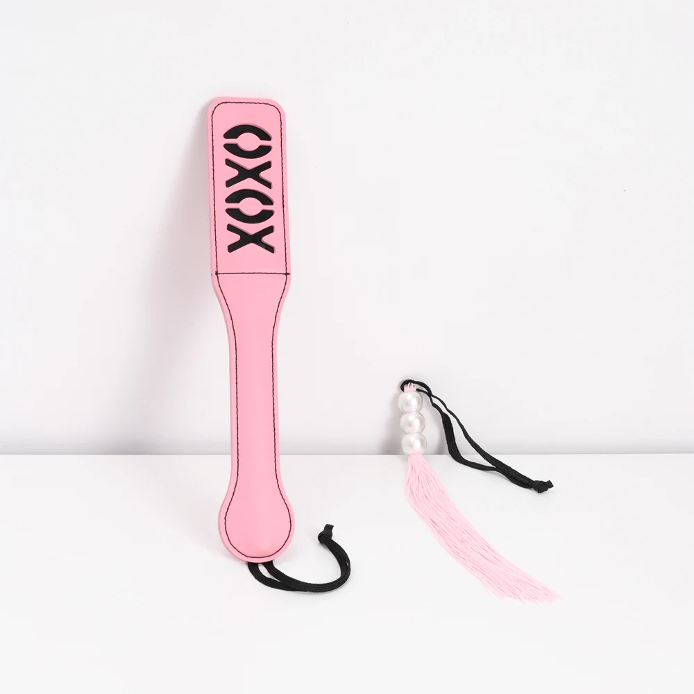 2 Pcs Bondage Kit BDSM Restraints Set with Leather Spanking Paddle and Silicone Tassels Whip Adult Sex Toys for Women and Couple 2 Pcs Bondage Kit BDSM Restraints Set with Leather Spanking Paddle and Silicone Tassels Whip Adult Sex Toys for Women and Couple