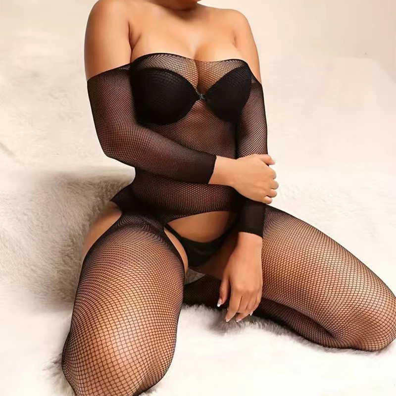 Couple Sex Bondage Stocking Erotic Crotchless Pantyhose 18+ BDSM Sexual Games Exotic Uniform Lingerie Body Suit Rose Garter Belt