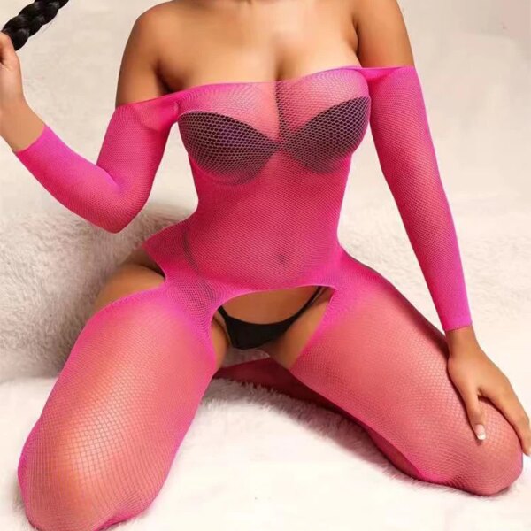 Couple Sex Bondage Stocking Erotic Crotchless Pantyhose 18+ BDSM Sexual Games Exotic Uniform Lingerie Body Suit Rose Garter Belt