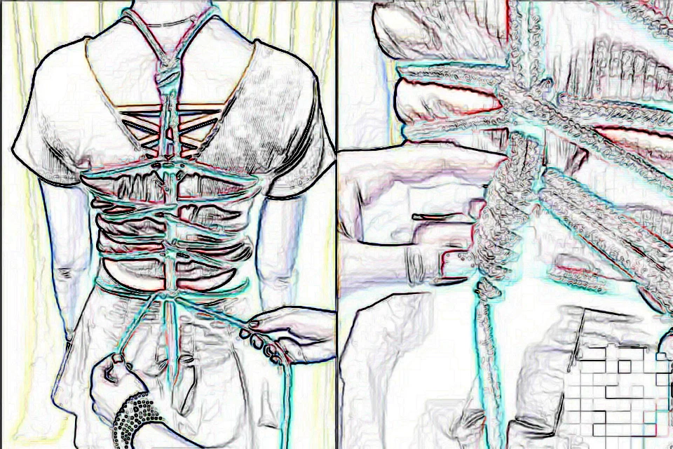 Silk Bound Cotton Rope Couple Sexy Game Bdsm Slave Body Bound Role-Playing Shibari Fetishism Flirting Pornographic Products