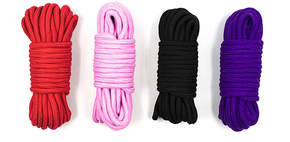 Silk Bound Cotton Rope Couple Sexy Game Bdsm Slave Body Bound Role-Playing Shibari Fetishism Flirting Pornographic Products