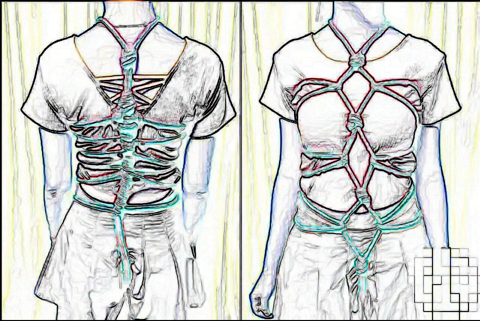 Silk Bound Cotton Rope Couple Sexy Game Bdsm Slave Body Bound Role-Playing Shibari Fetishism Flirting Pornographic Products
