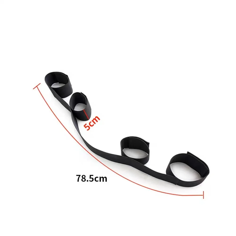 Neck to Wrist Restraints kit  Sexy women BDSM Fetish Behind Back Handcuffs Collar Adjustable Bondage Set Couple SM Sex Game Tool