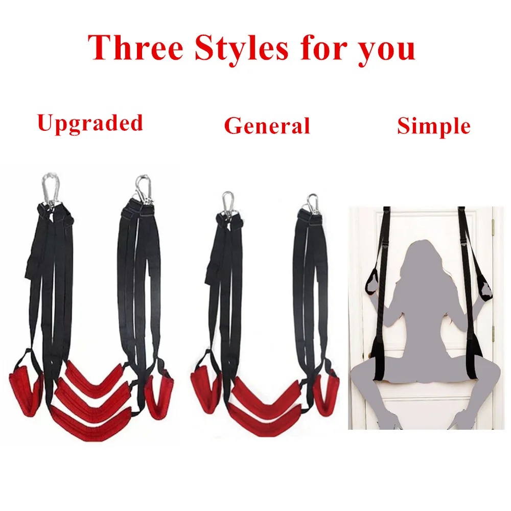 Soft Sex Swing Chairs Furniture Fetish BDSM Bondage Love Adult Games Hanging Door Swings Erotic Sex Toys for Couples Women Men