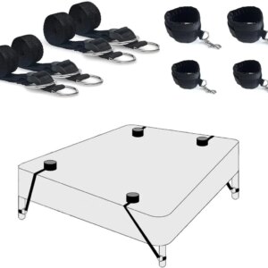 Bdsm Game Bondage Sex Products Men Adult Toys Couple Excitement Handcuffs Control Sex Toy Restraints on Legs of Bed Ankle Cuffs