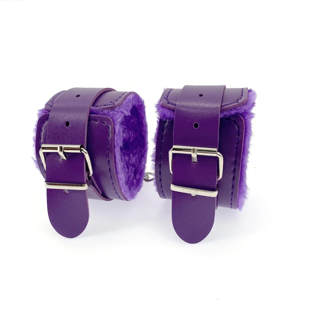 Sex Fetish Cosplay Restraints Slave Handcuff for Beginners Adult Game Sex Toys for Couples Game 4 Colors