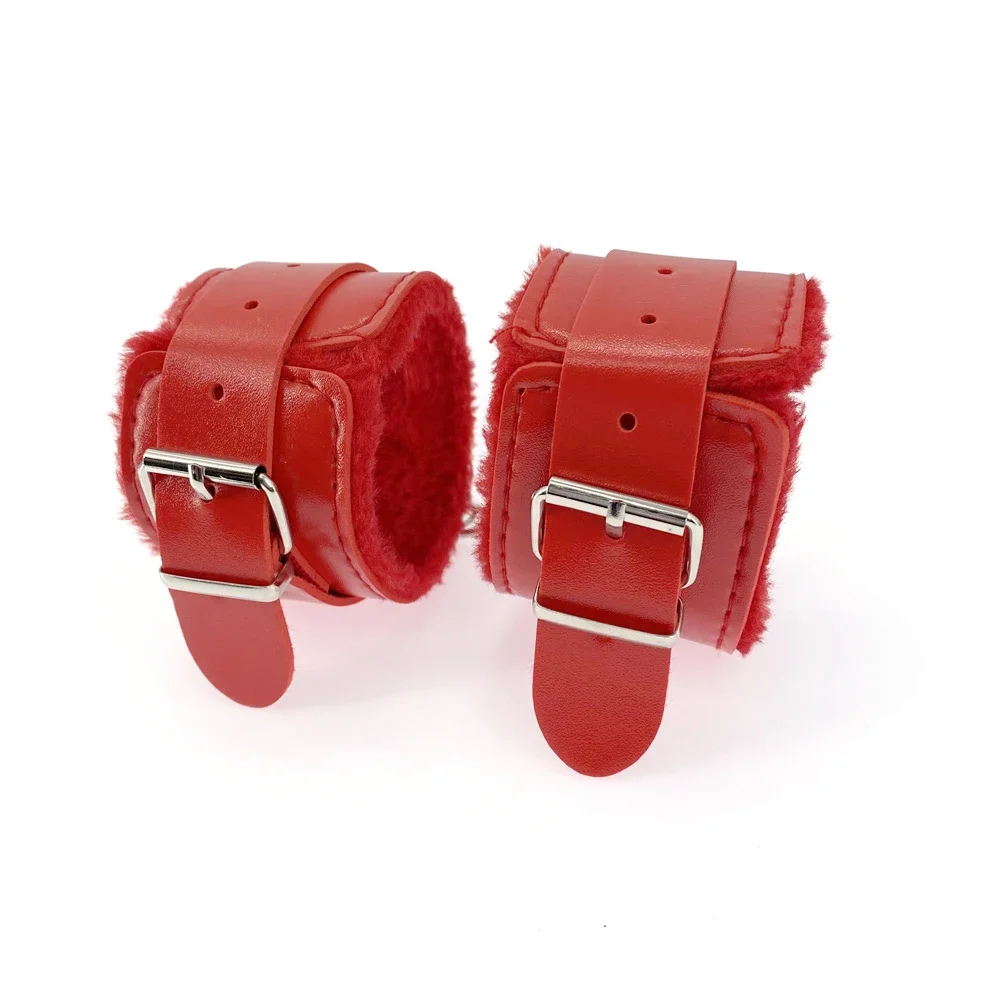 Sex Fetish Cosplay Restraints Slave Handcuff for Beginners Adult Game Sex Toys for Couples Game 4 Colors