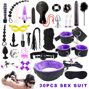 sex toys for 18 adults toys kit Couples toys Sex games sexyshop Intimate kit Sexy accessories Handcuffs Anal plug porno Vibrator