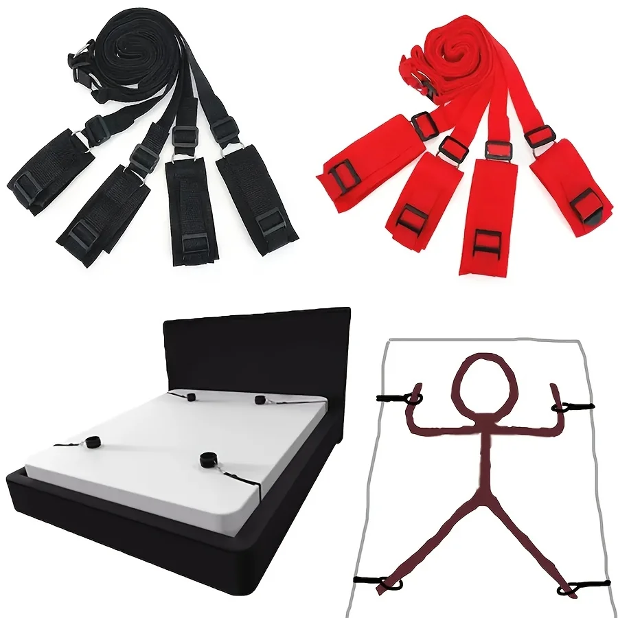 SM Adult Sex Products Erotic Bondage Bed Games BDSM Sex Bondage Set Women Handcuffs Ankle Cuff Restraints Sex Toys For Couples SM Adult Sex Products Erotic Bondage Bed Games BDSM Sex Bondage Set Women Handcuffs Ankle Cuff Restraints Sex Toys For Couples