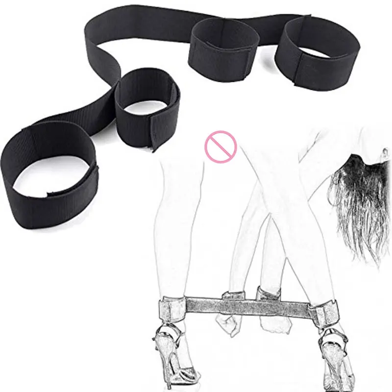 BDSM Bondage Set Handcuffs & Ankle Restraints Adjustable Straps Fetish Slave Adult Sex Toys For Woman Couples Games Sex Products BDSM Bondage Set Handcuffs & Ankle Restraints Adjustable Straps Fetish Slave Adult Sex Toys For Woman Couples Games Sex Products