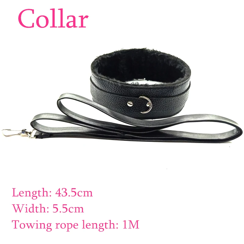 Adult Products Sextoy BDSM Bondage Set Handcuffs Whip Anal Plug Collar Gag Rope Leather Restraint Kits Sex Toys for Couples