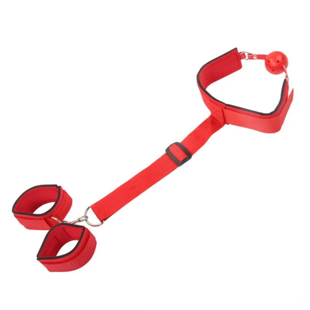 Adult Erotic Toy Handcuffs Ankle Cuffs BDSM Bondage Bed Restraint Bondage Sex Products Sex Toys Couples Collar Bdsm Kit Sm Goods