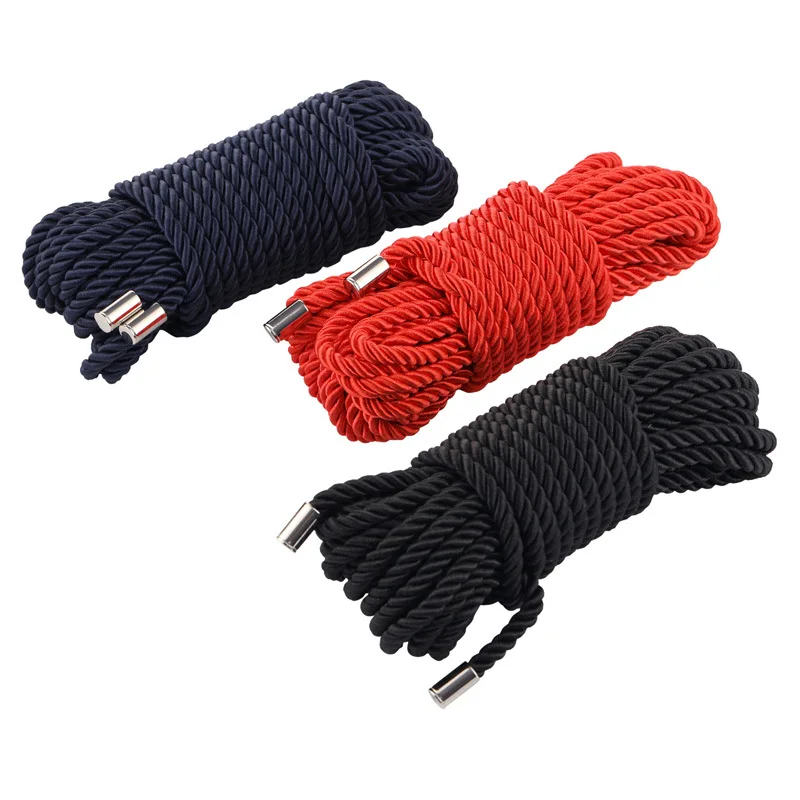 5m/10m Upgrade Soft Silk Rope Sex Bondage Restraint Slave Roleplay Sex Toys For Women Couples Adult Games Erotic Bdsm Fetish 5m/10m Upgrade Soft Silk Rope Sex Bondage Restraint Slave Roleplay Sex Toys For Women Couples Adult Games Erotic Bdsm Fetish