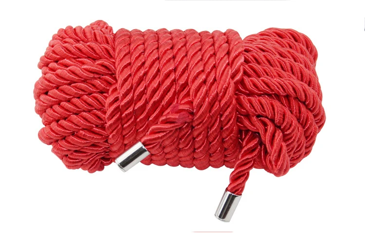 5m/10m Upgrade Soft Silk Rope Sex Bondage Restraint Slave Roleplay Sex Toys For Women Couples Adult Games Erotic Bdsm Fetish
