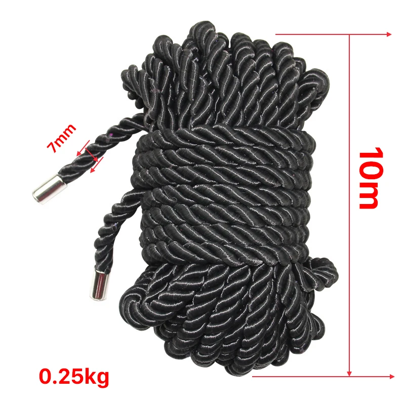 5m/10m Upgrade Soft Silk Rope Sex Bondage Restraint Slave Roleplay Sex Toys For Women Couples Adult Games Erotic Bdsm Fetish