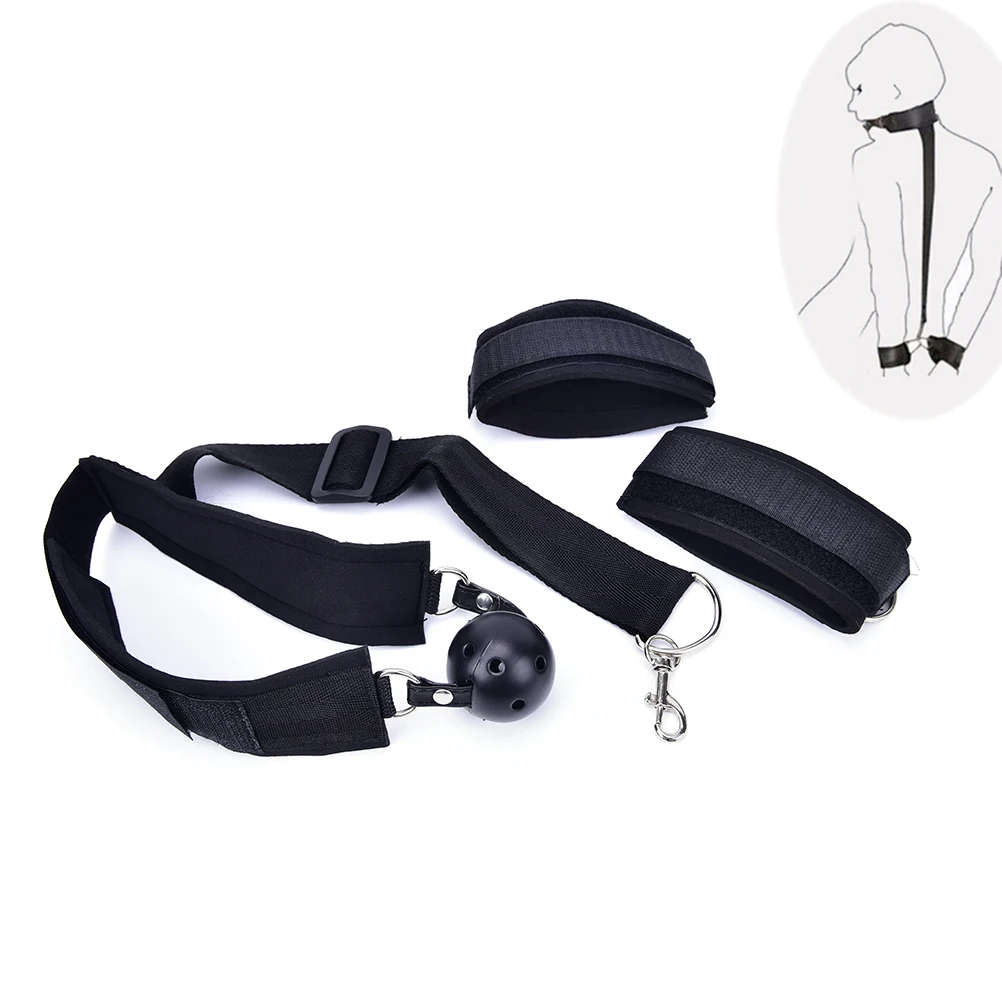 Sexy Slave Handcuffs Collar Adult Games Fetish Flirting Bdsm Sex Bondage Gear Rope Sex Toys For Woman Couples Erotic Accessories