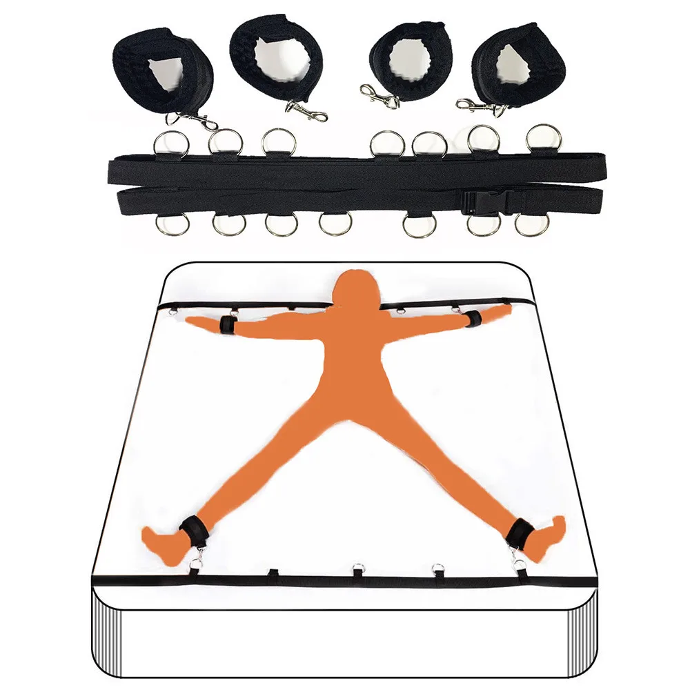 Sex Toys for Couples Bed Fetish Slave Handcuffs Ankle Cuffs Adult Games BDSM Bondage Equipment Restraints Sexyshop Erotic Goods