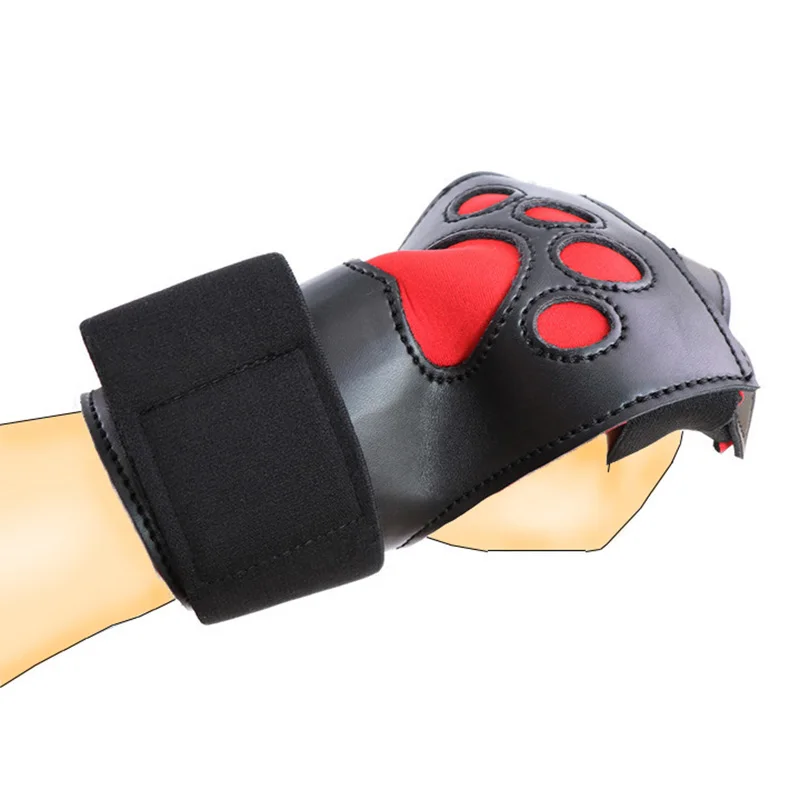 Unisex Leather Bdsm Bondage Palms Mitten Fetish Slave Pet Role Play Puppy Play Dog Gloves Dog Paw Soft Padded Fist Mitts Sex Toy Unisex Leather Bdsm Bondage Palms Mitten Fetish Slave Pet Role Play Puppy Play Dog Gloves Dog Paw Soft Padded Fist Mitts Sex Toy