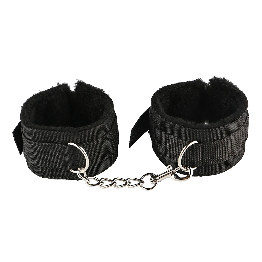 BDSM Kits Adults Sex Toys for Couples Handcuffs Nipple Clamps Whip Spanking Sex Metal Anal Plug Vibrator Exotic Bed Bondage Set