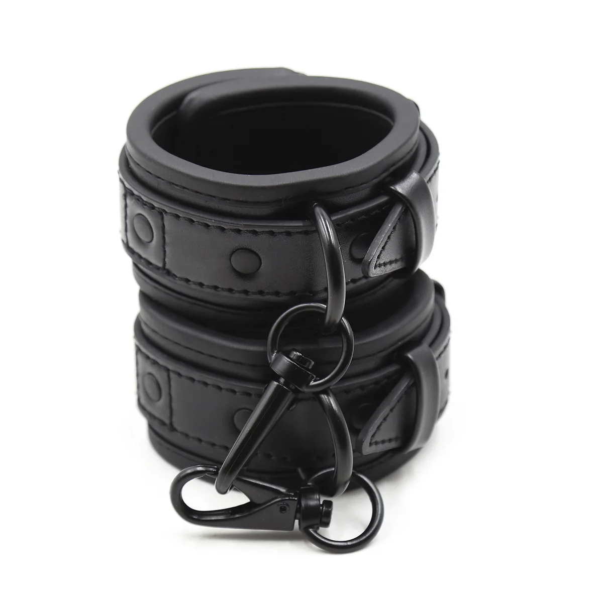 Leather Slave BDSM Collar with Leash Adult Games Sex Bondage Restraint Neck PU Handcuffs Fetish Collar Erotic Sex Toys
