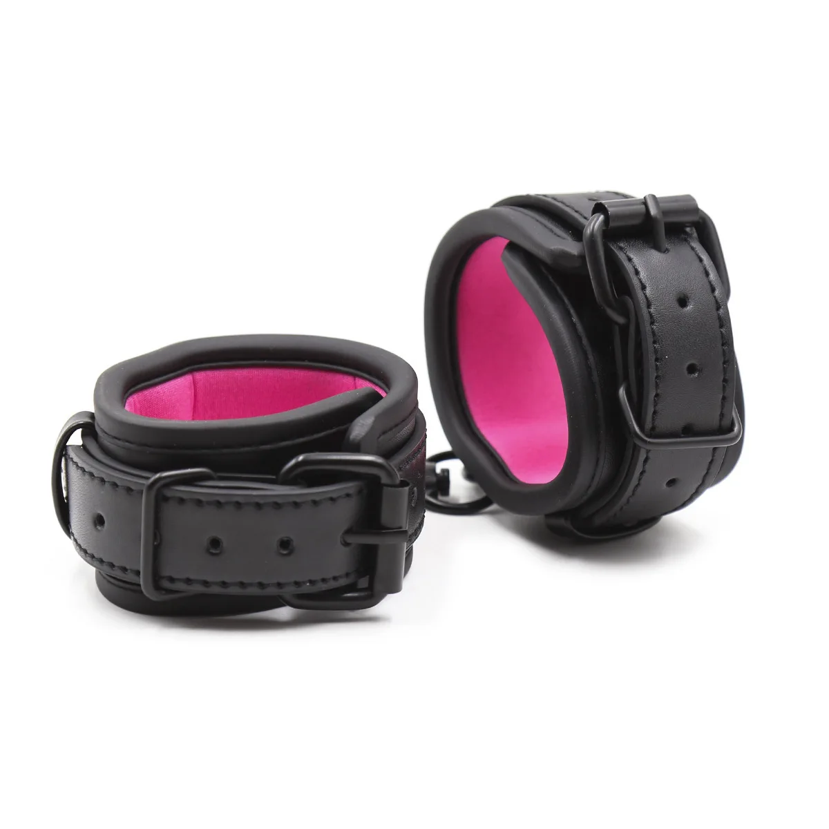 Leather Slave BDSM Collar with Leash Adult Games Sex Bondage Restraint Neck PU Handcuffs Fetish Collar Erotic Sex Toys