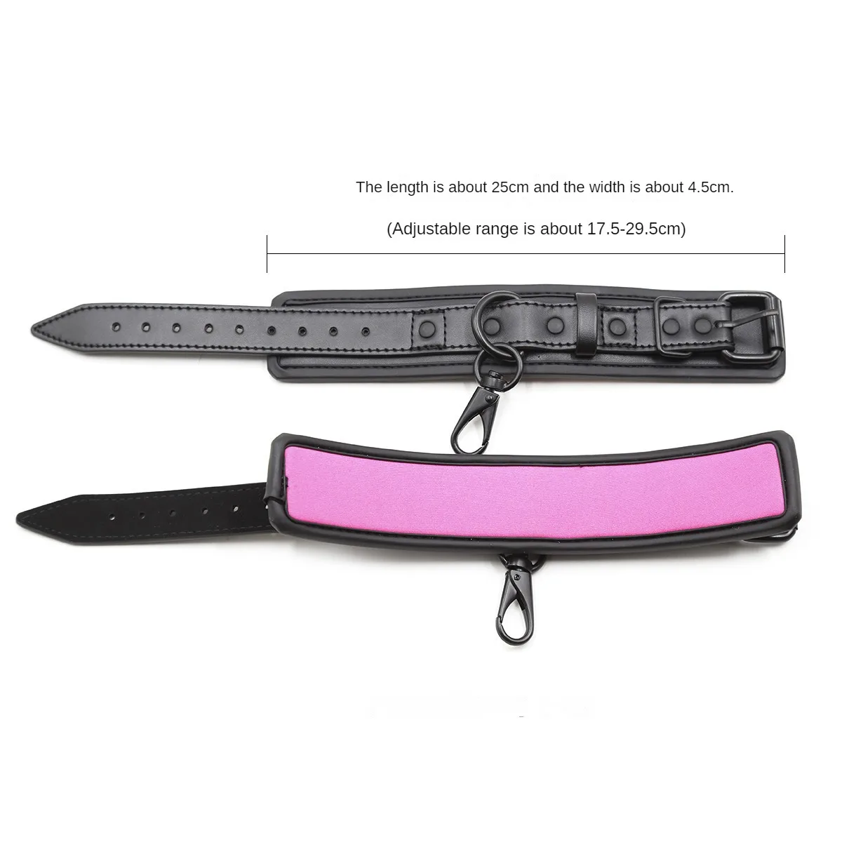 Leather Slave BDSM Collar with Leash Adult Games Sex Bondage Restraint Neck PU Handcuffs Fetish Collar Erotic Sex Toys