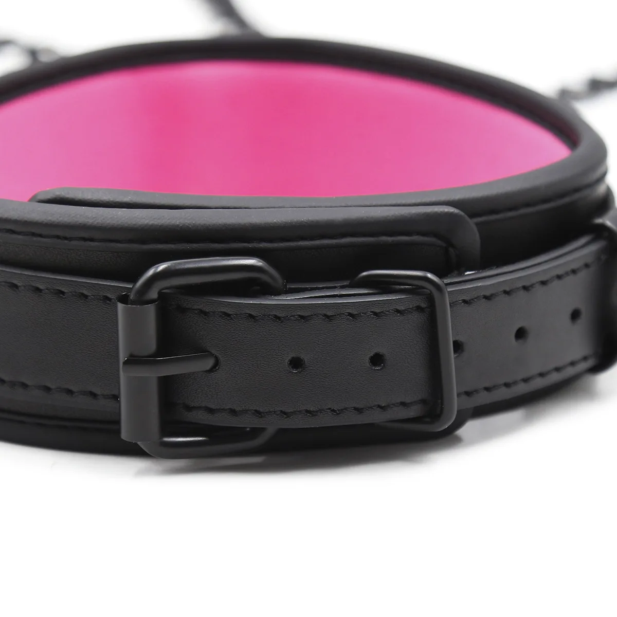 Leather Slave BDSM Collar with Leash Adult Games Sex Bondage Restraint Neck PU Handcuffs Fetish Collar Erotic Sex Toys