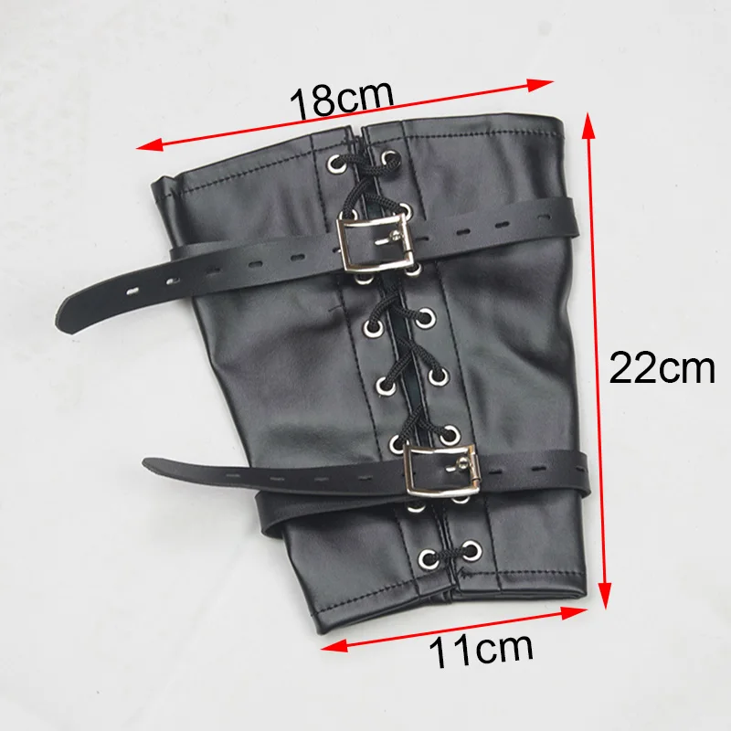 BDSM Strait Jacket / Armbinder,Leather Deluxe Arm Binder Restraint,Behind Back Bondage Gloves,Sex Toys For Couples