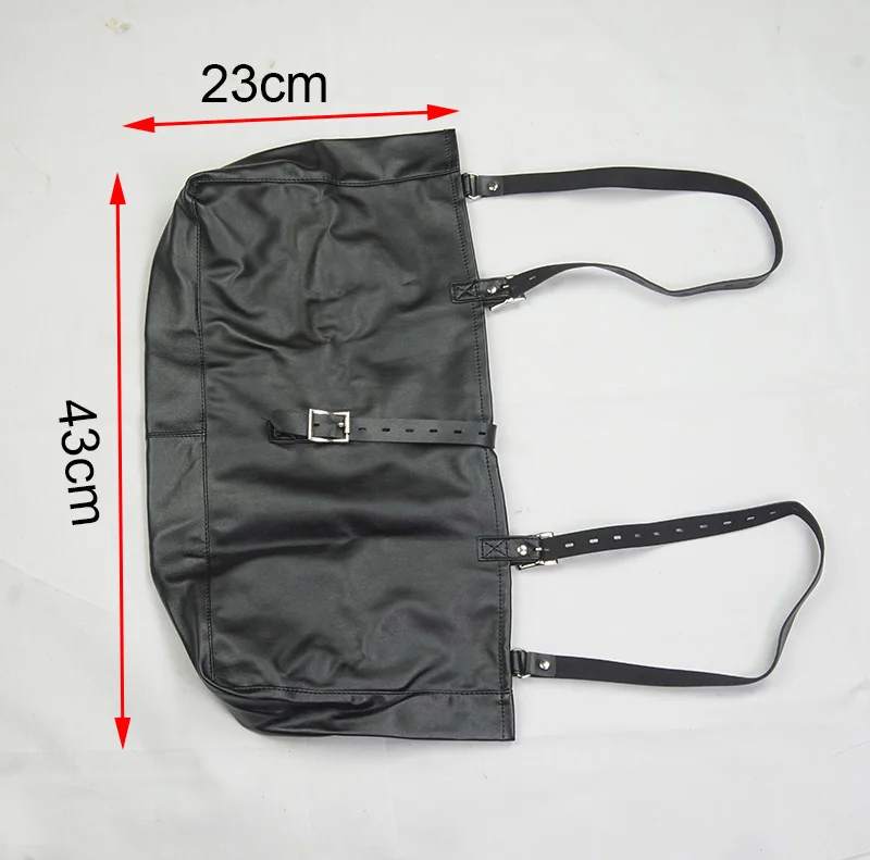 BDSM Strait Jacket / Armbinder,Leather Deluxe Arm Binder Restraint,Behind Back Bondage Gloves,Sex Toys For Couples