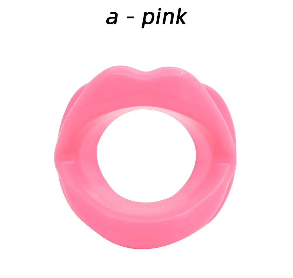 Sex Slave Silicone Lips NO Glue Bondage Gear Open Mouth Gag Oral Fetish Bdsm Bondage Restraints Sex Erotic Toy Spanking Paddle