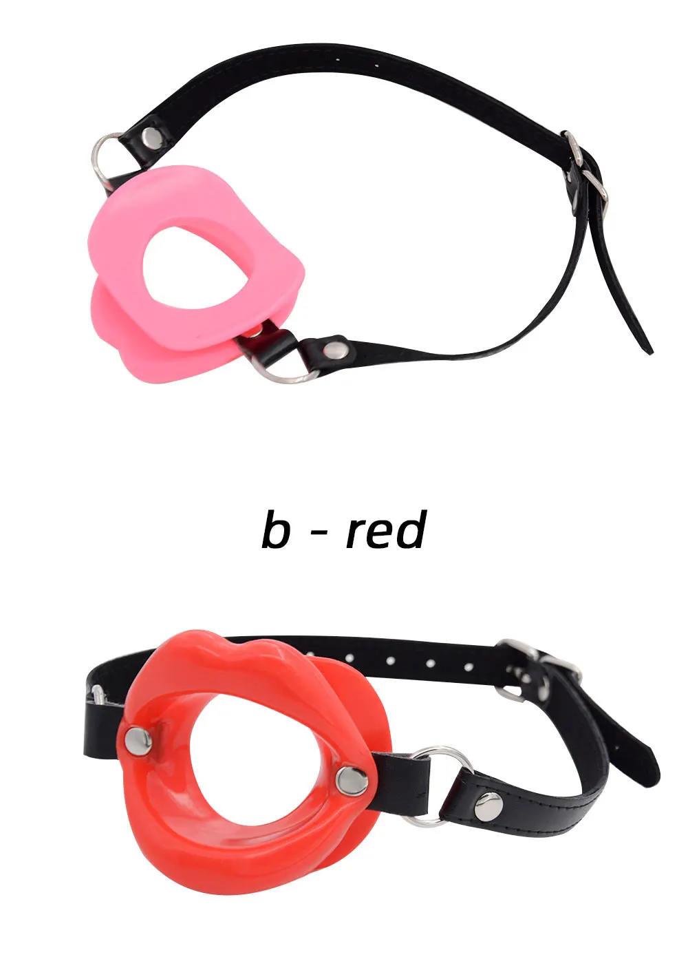 Sex Slave Silicone Lips NO Glue Bondage Gear Open Mouth Gag Oral Fetish Bdsm Bondage Restraints Sex Erotic Toy Spanking Paddle