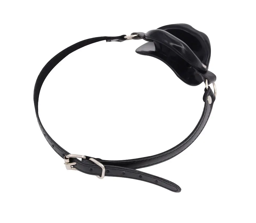 Sex Slave Silicone Lips NO Glue Bondage Gear Open Mouth Gag Oral Fetish Bdsm Bondage Restraints Sex Erotic Toy Spanking Paddle