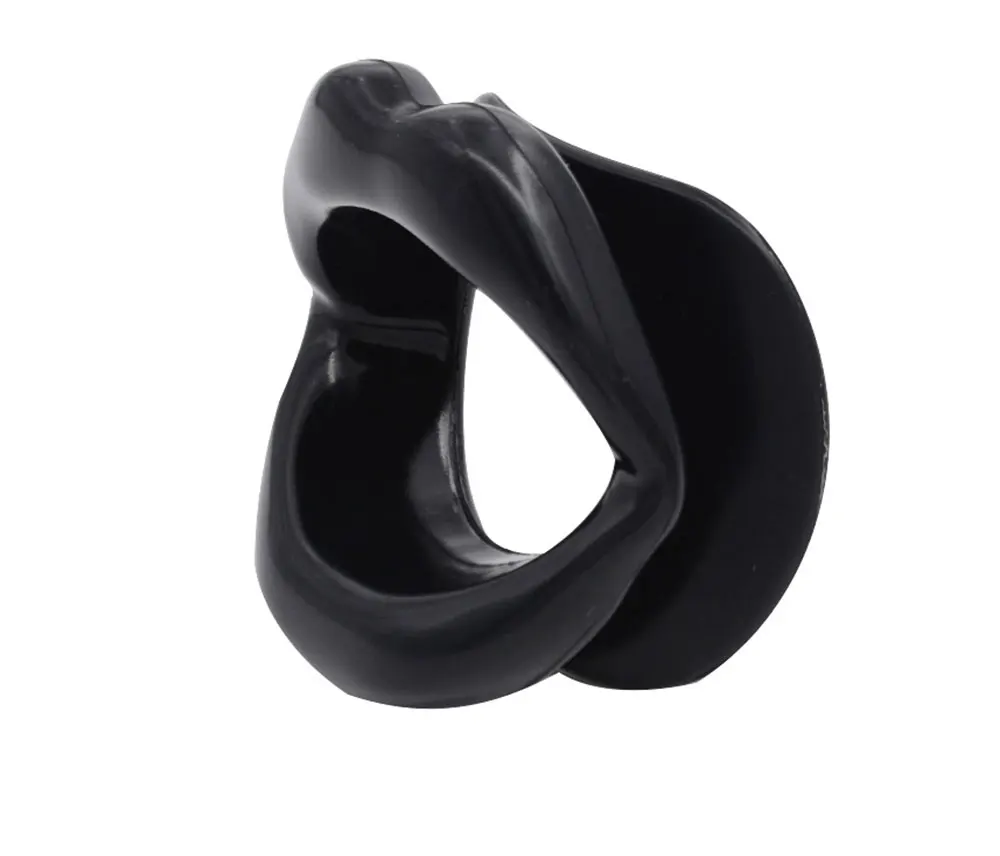 Sex Slave Silicone Lips NO Glue Bondage Gear Open Mouth Gag Oral Fetish Bdsm Bondage Restraints Sex Erotic Toy Spanking Paddle