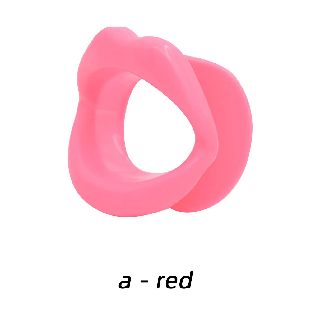 Sex Slave Silicone Lips NO Glue Bondage Gear Open Mouth Gag Oral Fetish Bdsm Bondage Restraints Sex Erotic Toy Spanking Paddle