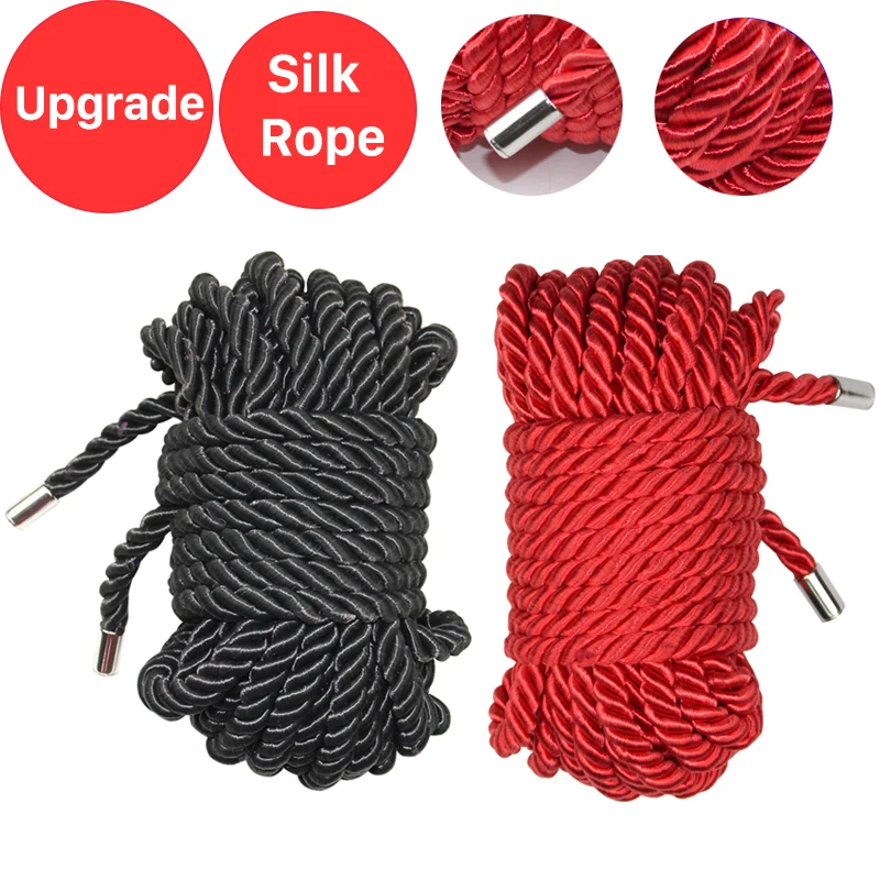 Professional Bondage Sex Rope Shibari Art Slave Restraint Rope Soft Silk Cotton Adult Couple Sex Toys BDSM Binding Role-Playing