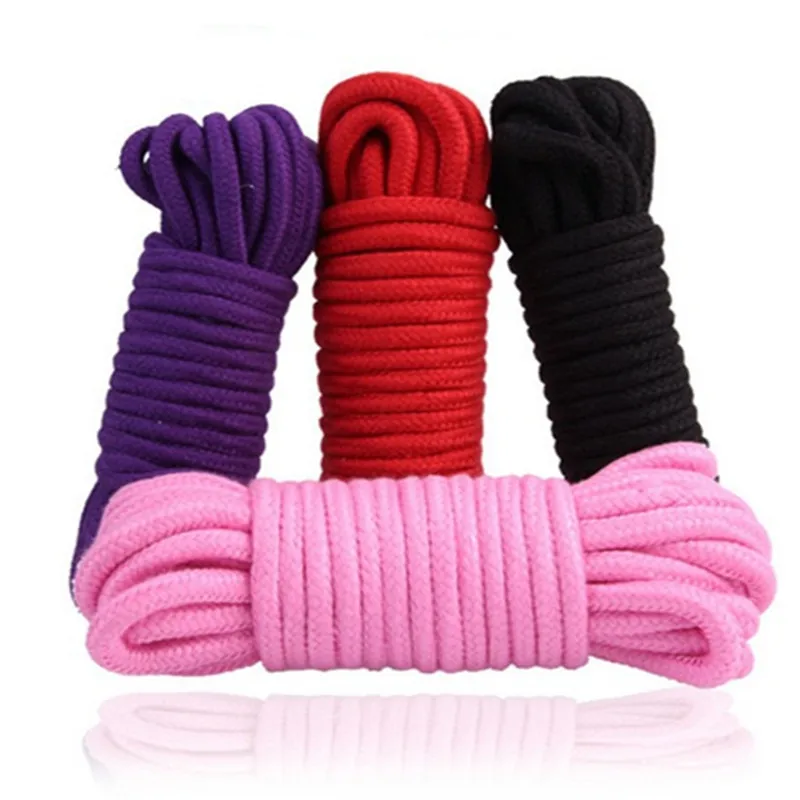 Professional Bondage Sex Rope Shibari Art Slave Restraint Rope Soft Silk Cotton Adult Couple Sex Toys BDSM Binding Role-Playing