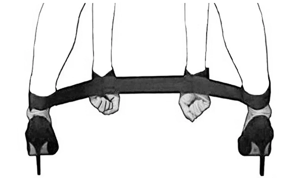 BDSM Sex Bondage Kit With Handcuffs Ankle Cuffs Bondage Bed Restraints Set Adjustable Straps Adult Sex Toys for Women Couples