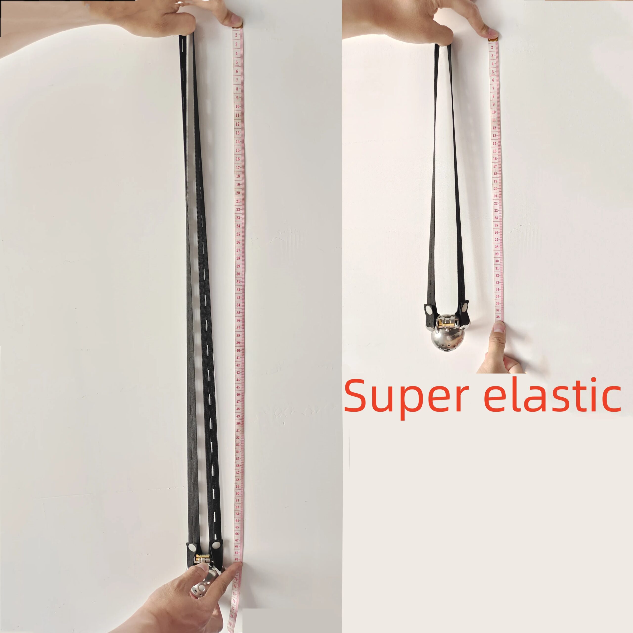 Freely Adjustable Auxiliary Belt 18+Male Chastity Cage Anti-off Device Elastic Band BDSM Bandage Adult Game Goods Sextoy for Man