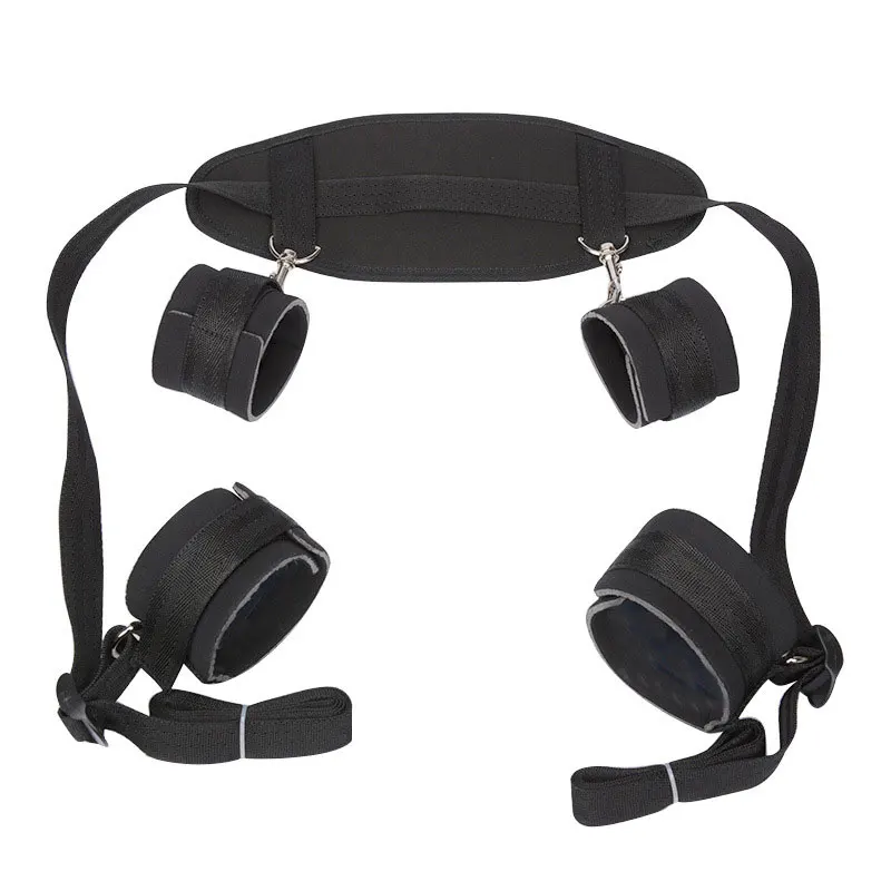 BDSM Adult Sex Products Erotic Bondage Bed Games Sex Bondage Set Women Handcuffs Ankle Cuff Restraints Sex Toys For Couples Anal