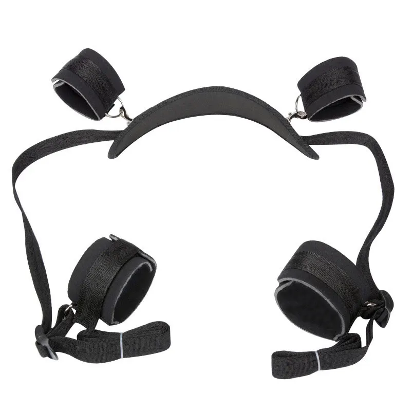 BDSM Adult Sex Products Erotic Bondage Bed Games Sex Bondage Set Women Handcuffs Ankle Cuff Restraints Sex Toys For Couples Anal