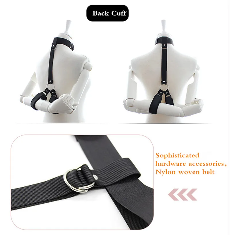 Multi-type Nylon SM Bondage Restraints Collar Slave Restraint Erotic Handcuff Mouth Ball Gag Adult Game Flirt Accessory Fetish