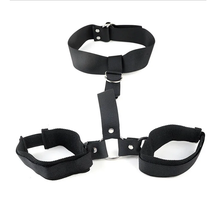 Multi-type Nylon SM Bondage Restraints Collar Slave Restraint Erotic Handcuff Mouth Ball Gag Adult Game Flirt Accessory Fetish