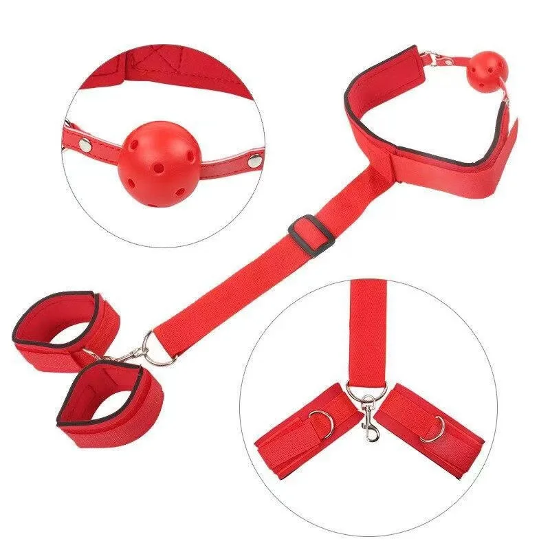 BDSM Bondage Restraint Bondage Fetish Slave Handcuffs & Ankle Cuffs Adult Erotic Sex Toys For Woman Couples Games Sex Products