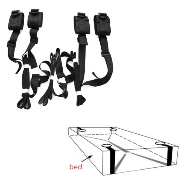 BDSM Bondage Restraint Bondage Fetish Slave Handcuffs & Ankle Cuffs Adult Erotic Sex Toys For Woman Couples Games Sex Products