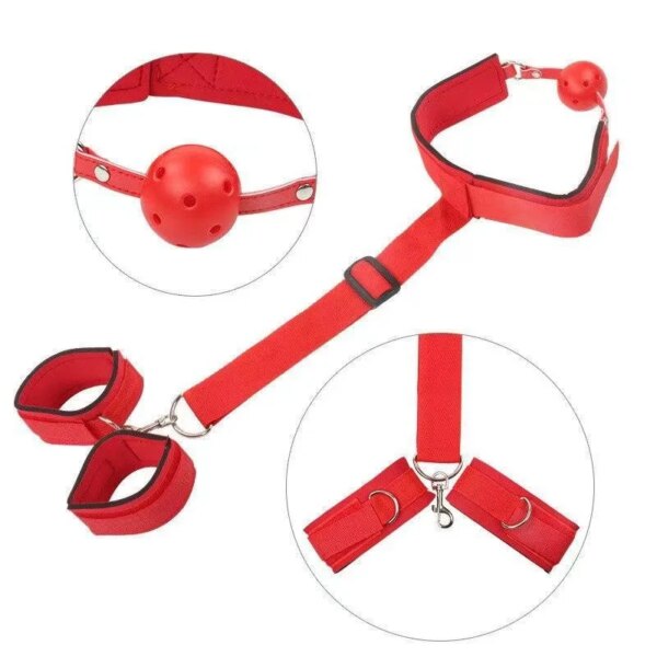 BDSM Bondage Restraint Bondage Fetish Slave Handcuffs & Ankle Cuffs Adult Erotic Sex Toys For Woman Couples Games Sex Products